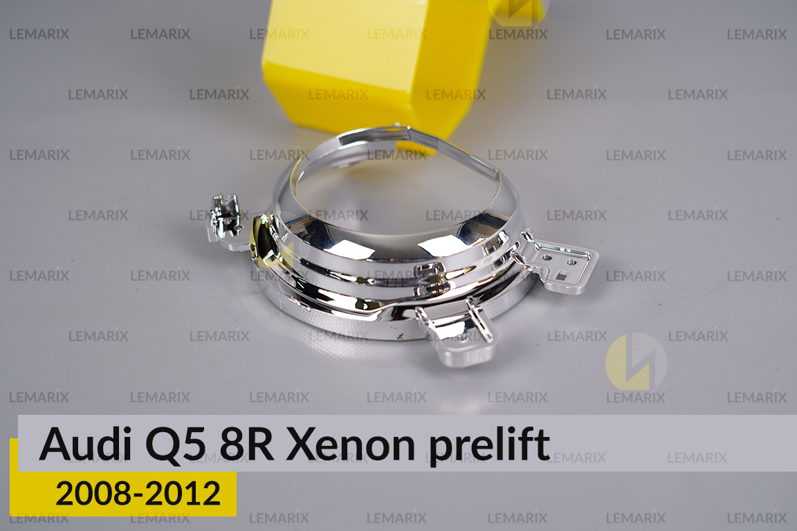 Хромована маска лінзи Audi Q5 8R Xenon (2008-2012) дорест ліва