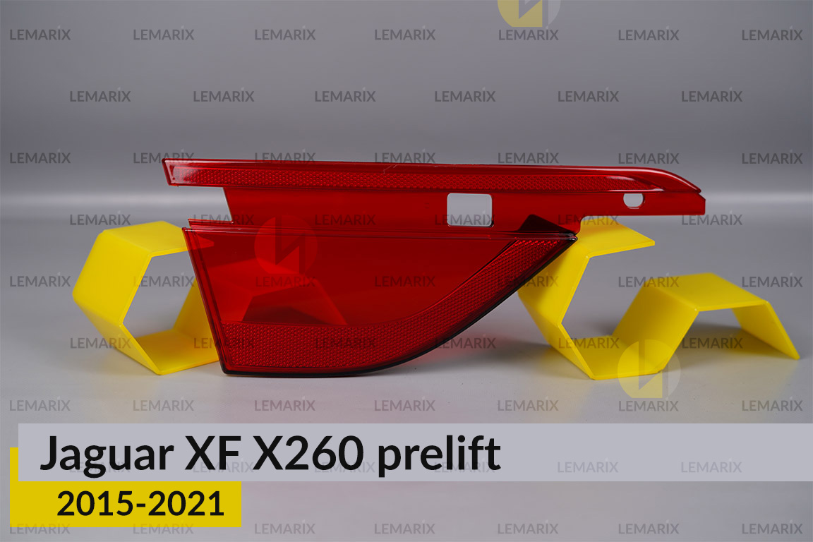 Скло заднього ліхтаря внутрішнє в кришці багажника Jaguar XF X260 (2015-2021) дорест ліве