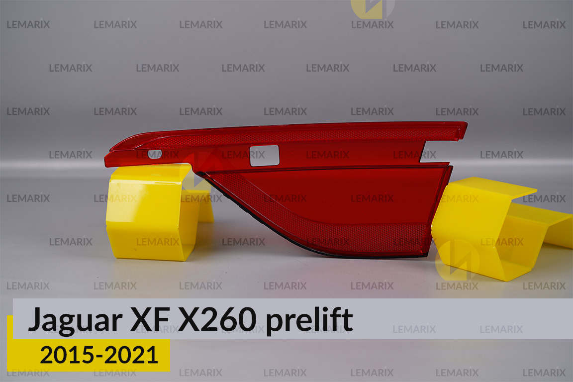 Скло заднього ліхтаря внутрішнє в кришці багажника Jaguar XF X260 (2015-2021) дорест ліве