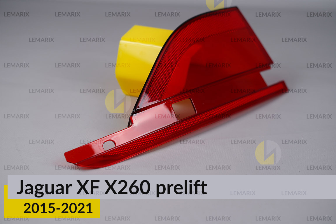 Скло заднього ліхтаря внутрішнє в кришці багажника Jaguar XF X260 (2015-2021) дорест ліве