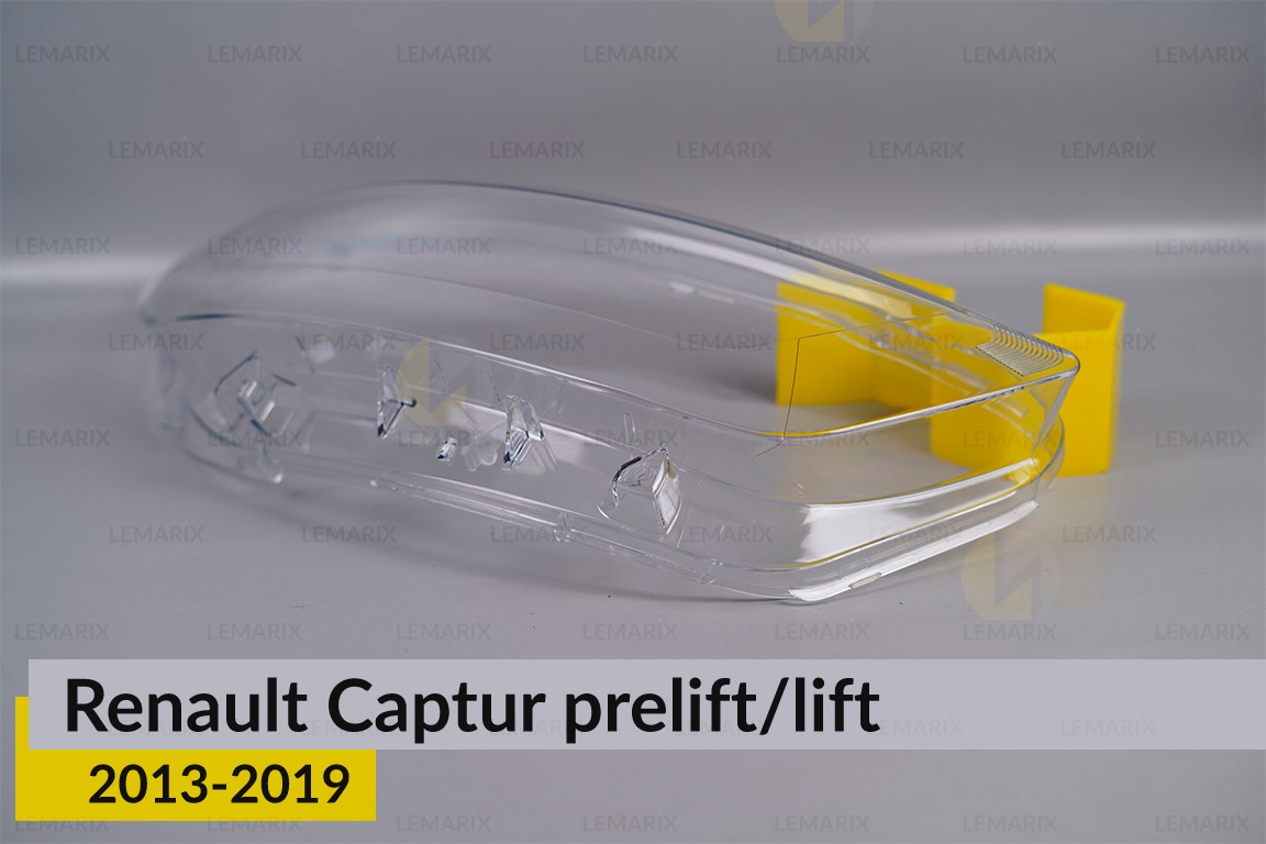 Скло фари Renault Captur (2013-2019) дорест/рест праве
