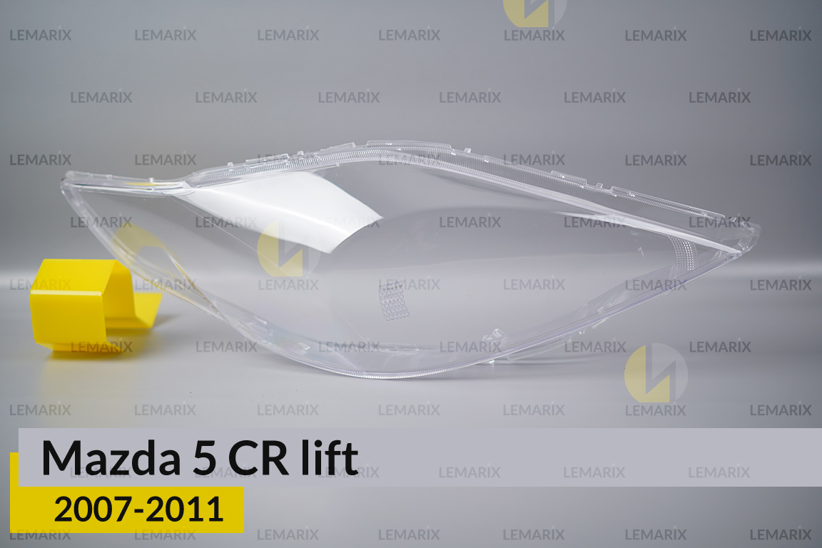 Скло фари Mazda 5 CR (2007-2011) рест праве
