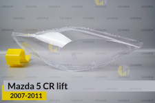 Скло фари Mazda 5 CR (2007-2011) рест праве