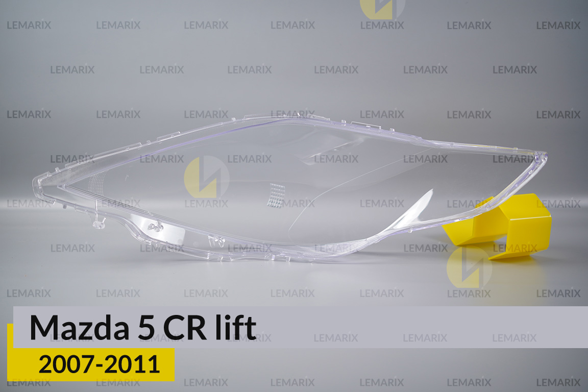 Скло фари Mazda 5 CR (2007-2011) рест праве