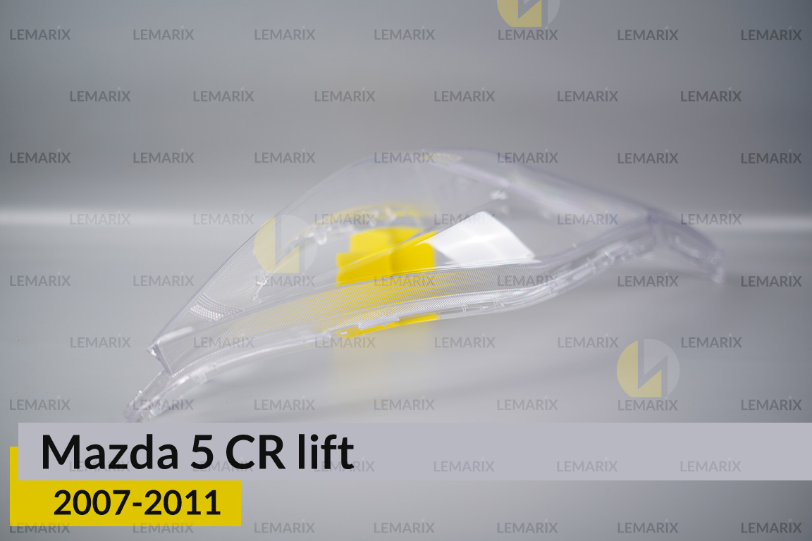 Скло фари Mazda 5 CR (2007-2011) рест праве