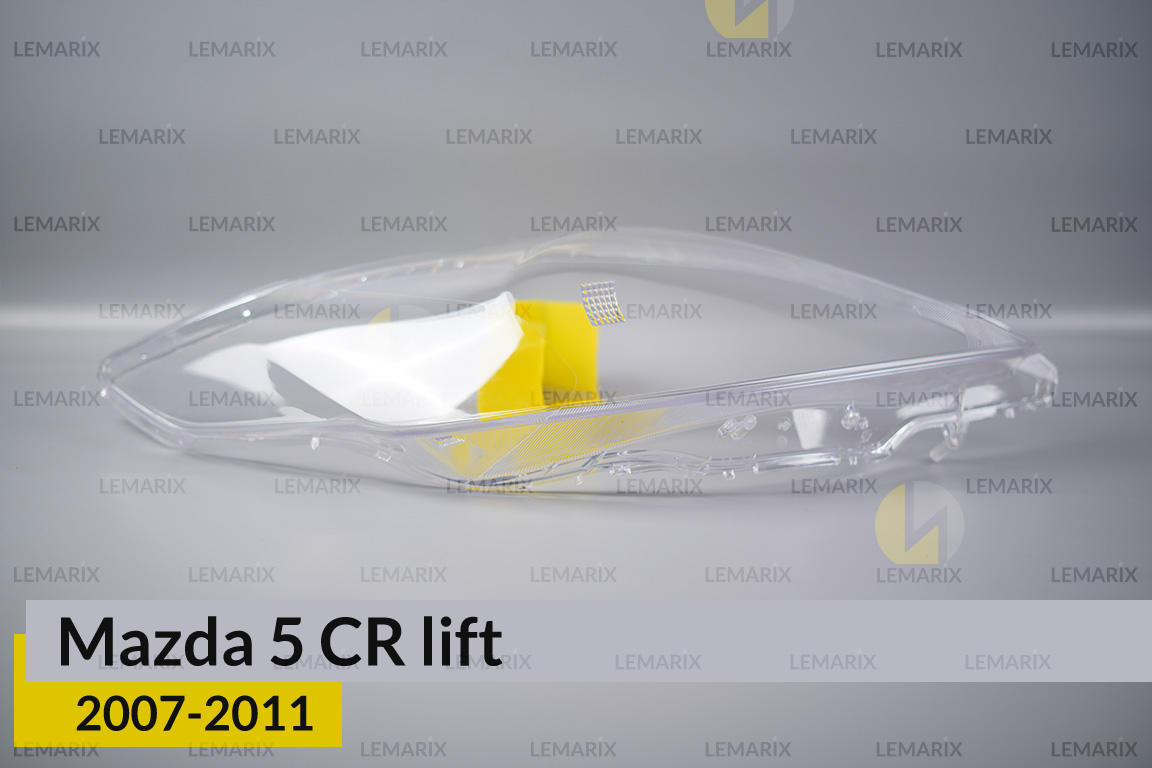 Скло фари Mazda 5 CR (2007-2011) рест праве