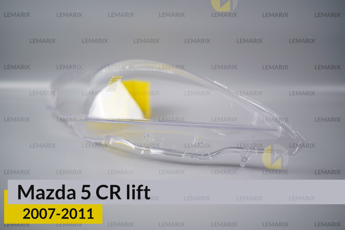 Скло фари Mazda 5 CR (2007-2011) рест праве