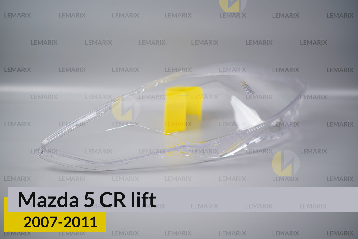 Скло фари Mazda 5 CR (2007-2011) рест праве