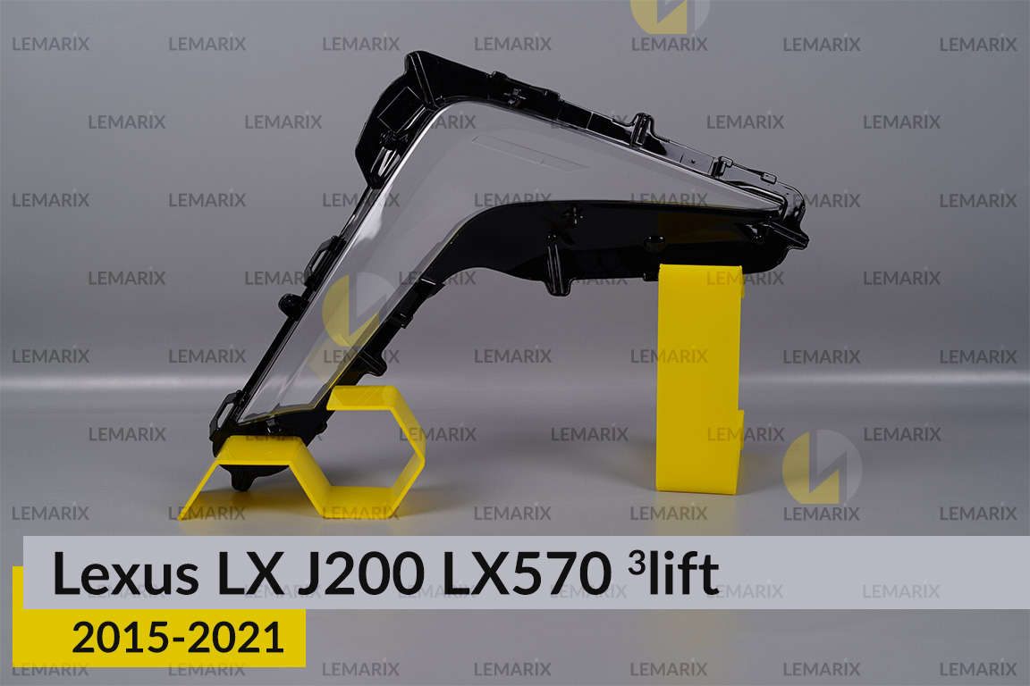 Скло протитуманної фари Lexus LX J200 LX570 (2015-2021) 3 рест праве