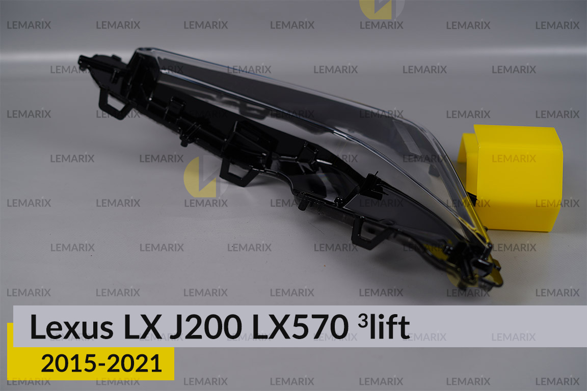Скло протитуманної фари Lexus LX J200 LX570 (2015-2021) 3 рест праве