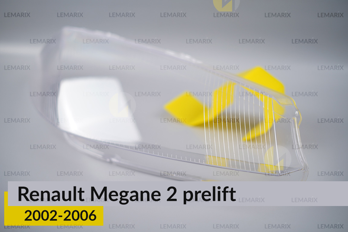 Скло фари Renault Megane 2 (2002-2006) дорест праве