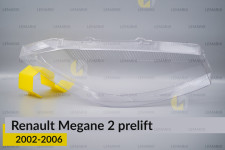 Скло фари Renault Megane 2 (2002-2006) дорест праве