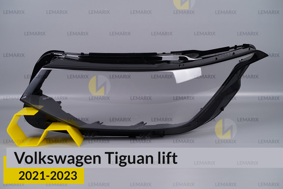 Скло фари VW Volkswagen Tiguan (2021-2023) рест ліве