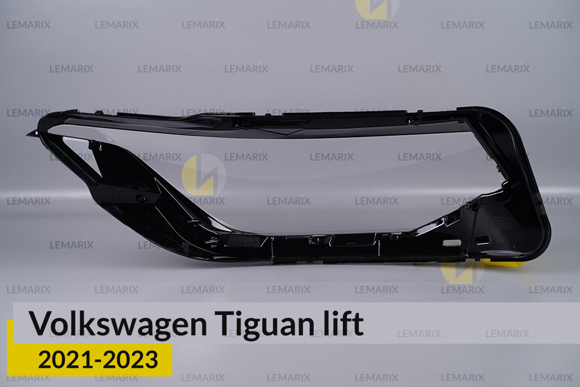 Скло фари VW Volkswagen Tiguan (2021-2023) рест ліве