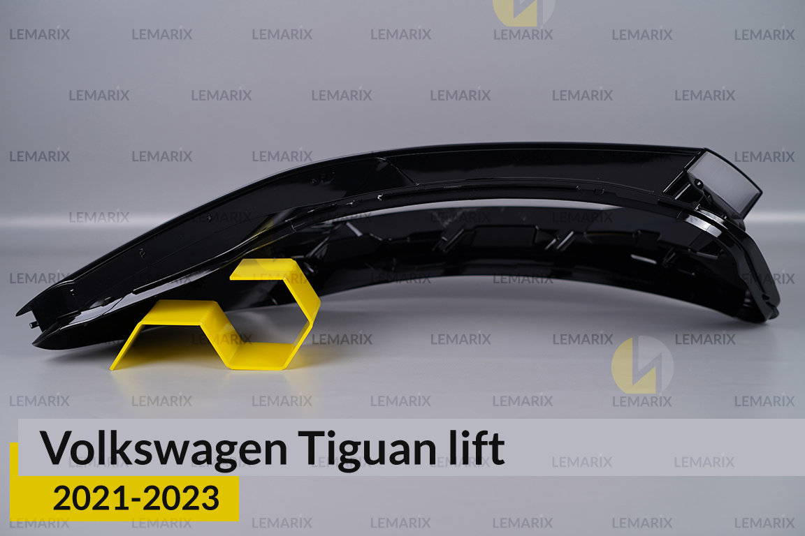 Скло фари VW Volkswagen Tiguan (2021-2023) рест ліве