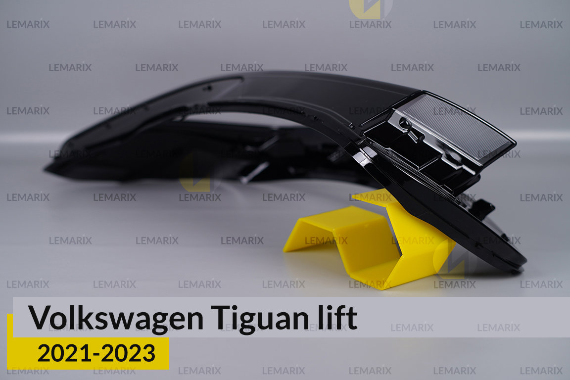 Скло фари VW Volkswagen Tiguan (2021-2023) рест ліве