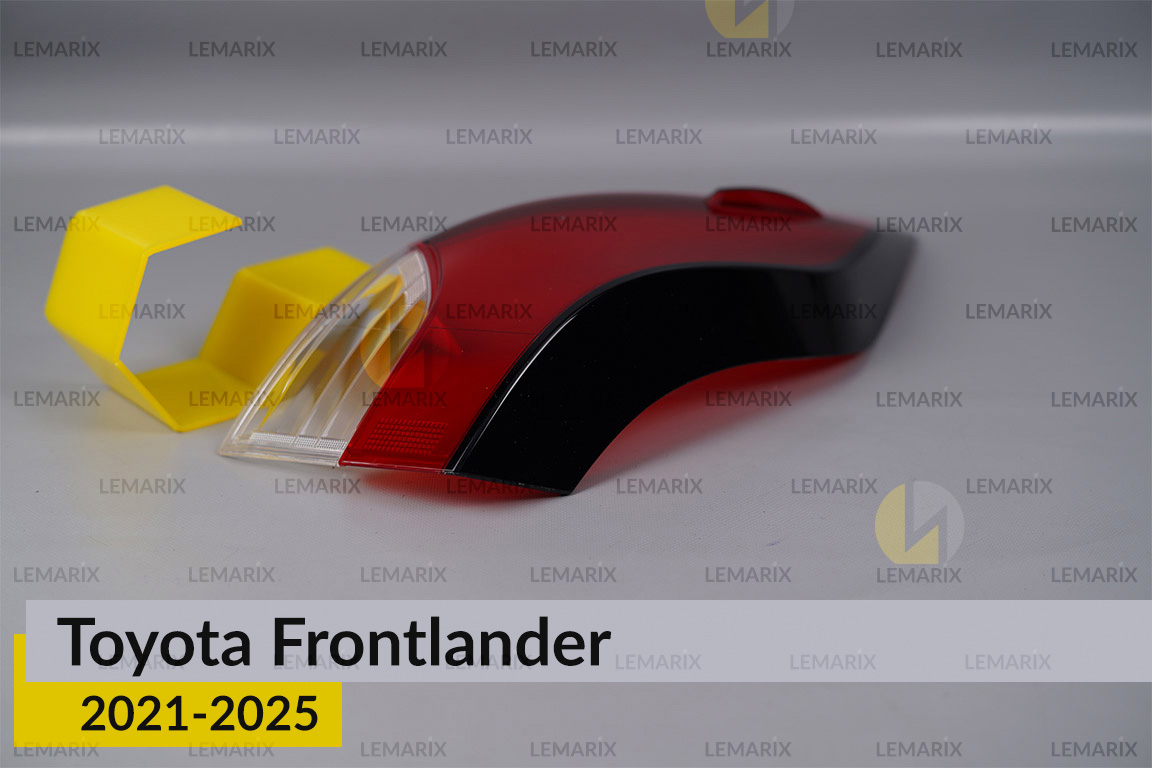 Скло заднього ліхтаря зовнішнє в крилі Toyota Frontlander (2021-2026) ліве