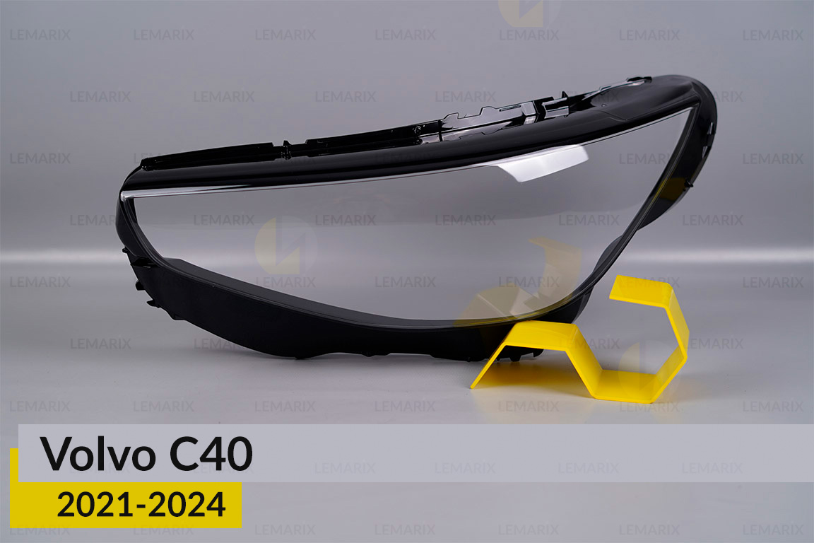 Скло фари Volvo C40 (2021-2024) ліве