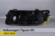 Корпус фари VW Volkswagen Tiguan (2021-2023) рест лівий