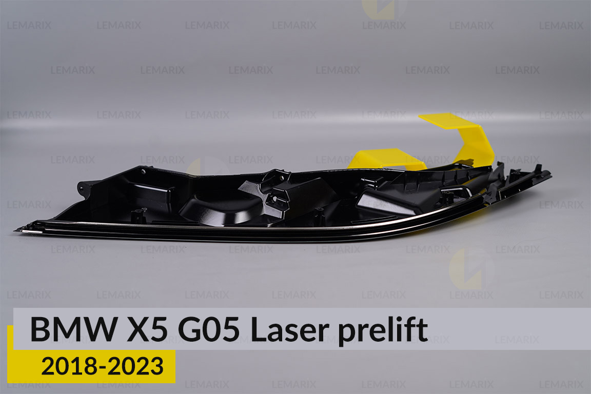 Декоративна маска під світловод верхня BMW X5 G05 Laser (2018-2023) дорест ліва