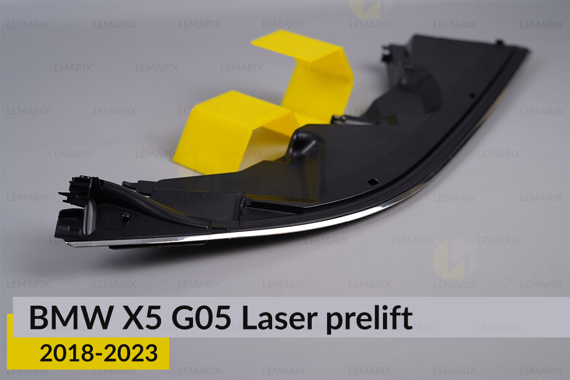 Декоративна маска під світловод верхня BMW X5 G05 Laser (2018-2023) дорест ліва