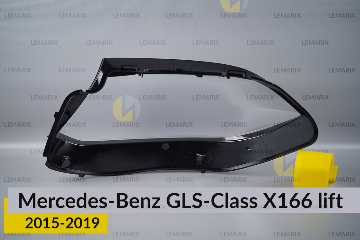 Скло фари Mercedes-Benz GLS-Class X166 (2015-2019) рест праве