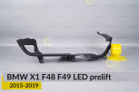 Декоративна маска BMW X1 F48 F49 LED (2015-2019) дорест ліва
