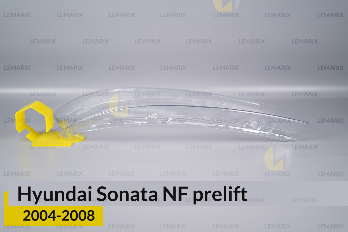 Скло фари Hyundai Sonata NF (2004-2008) дорест праве