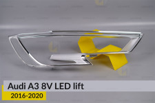 Хромована декоративна маска Audi A3 8V LED (2016-2020) рест права