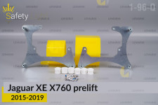 Переходная рамка для Jaguar XE X760 (2015-2019) дорест