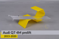 Хромований декор внутрішнього світловода верхній Audi Q7 4M (2015-2020) дорест правий
