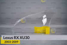 Скло фари Lexus RX XU30 (2003-2009) ліве
