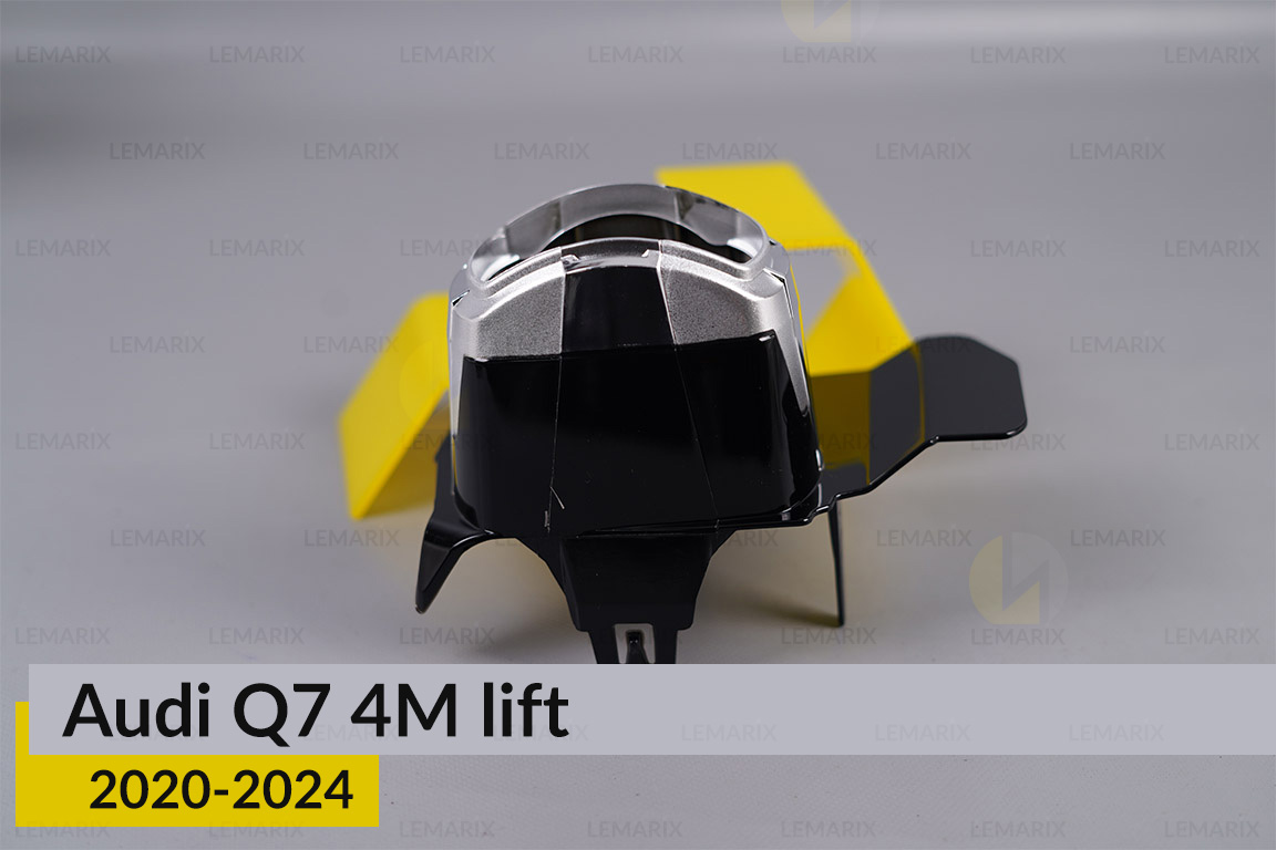 Хромована декоративна маска лінзи Audi Q7 4M (2020-2024) рест ліва