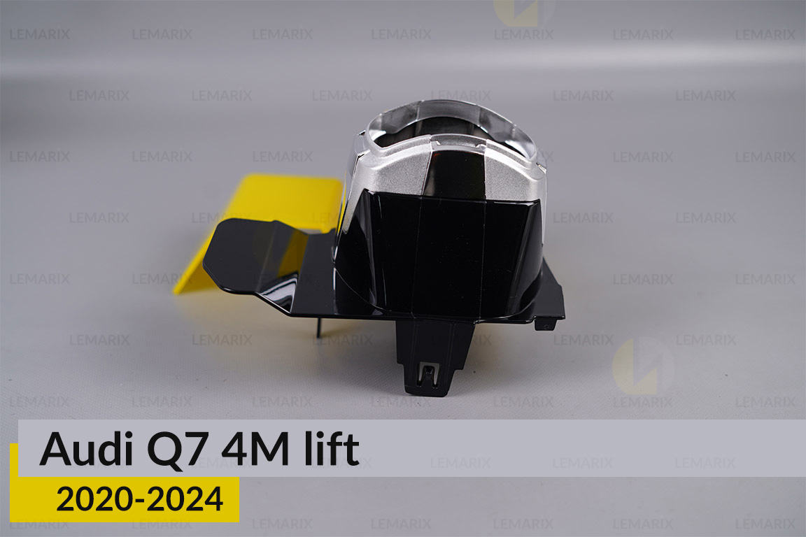 Хромована декоративна маска лінзи Audi Q7 4M (2020-2024) рест ліва