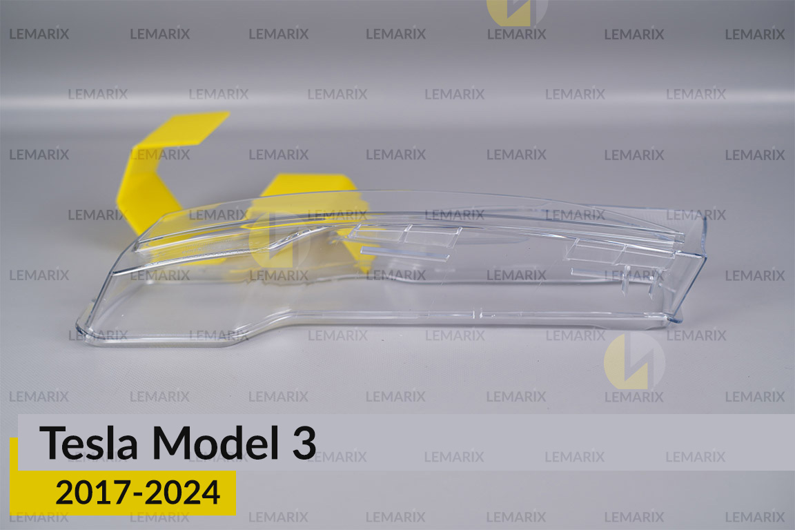 Скло протитуманної фари Tesla Model 3 (2017-2025) ліве