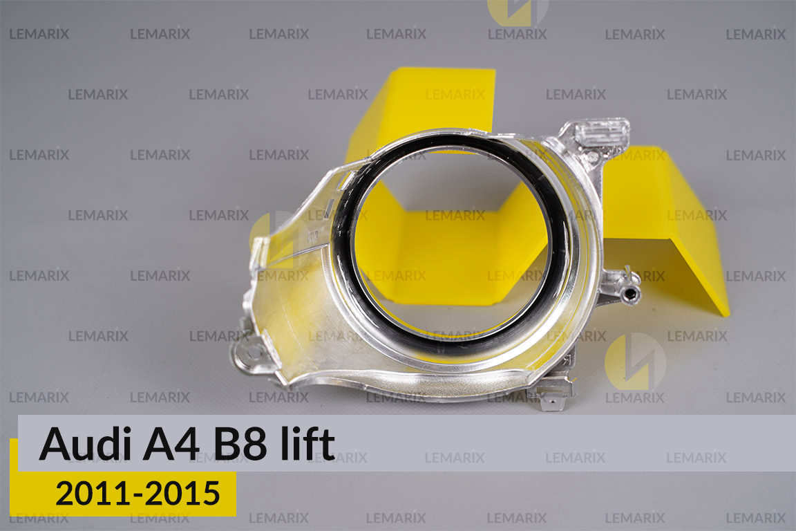 Хромована маска лінзи Audi A4 B8 (2011-2015) рест ліва