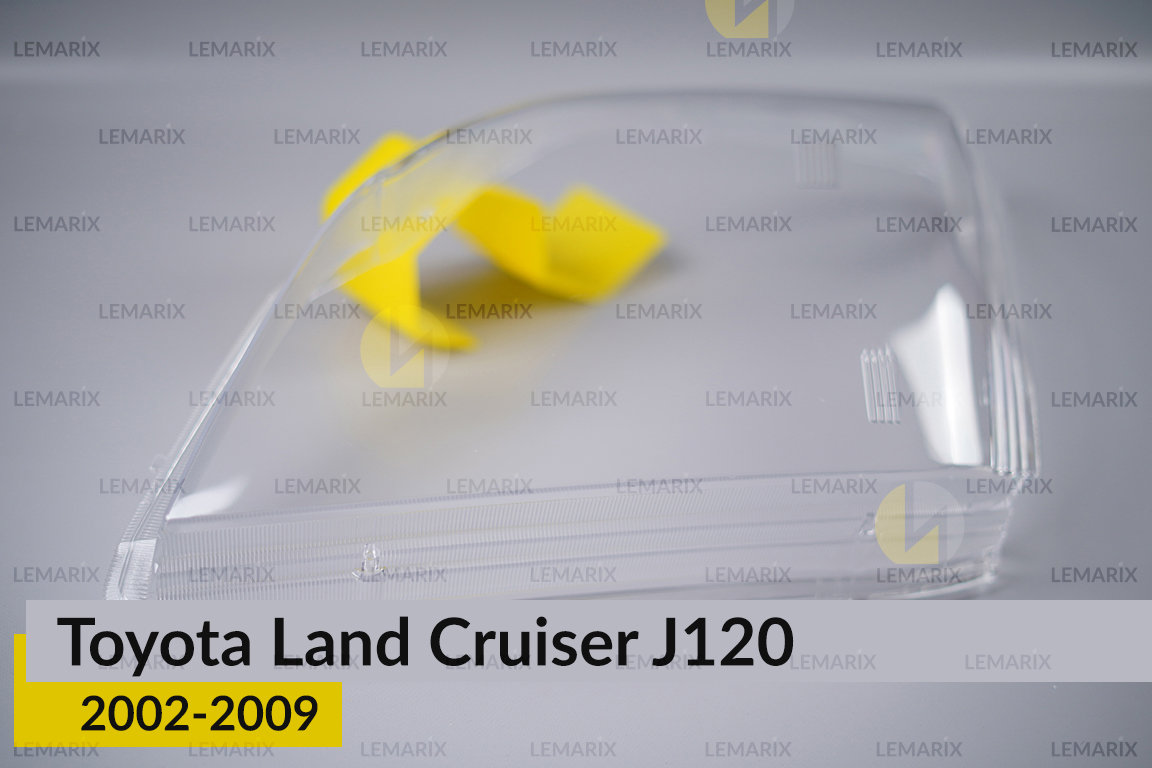 Скло фари Toyota Land Cruiser Prado J120 (2002-2009) ліве