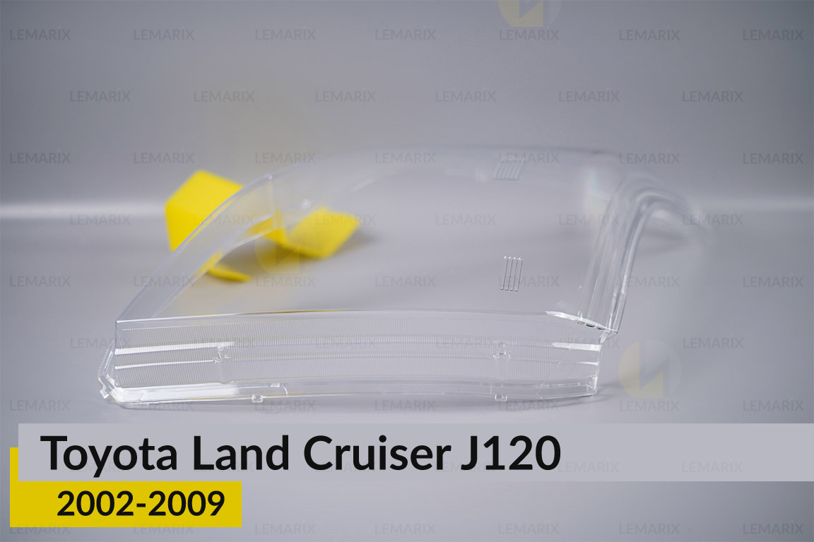 Скло фари Toyota Land Cruiser Prado J120 (2002-2009) ліве