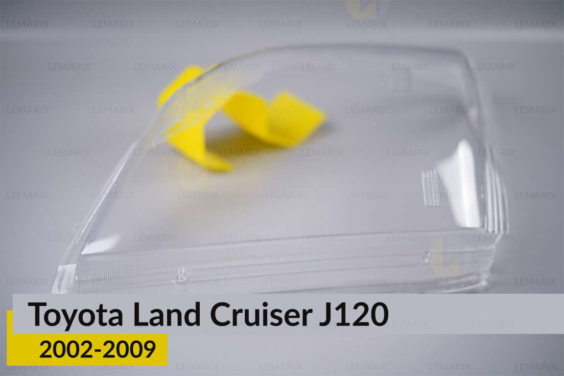 Скло фари Toyota Land Cruiser Prado J120 (2002-2009) ліве