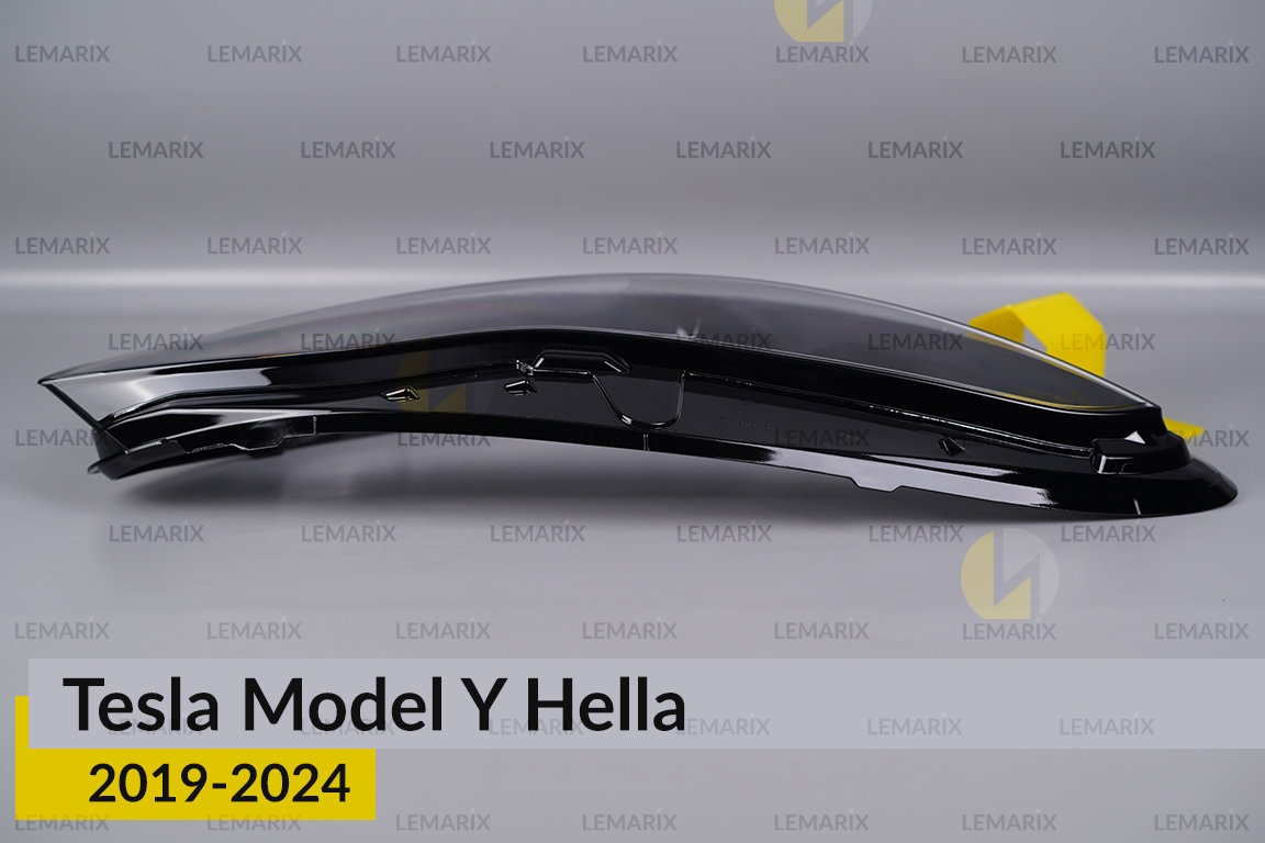 Скло фари Tesla Model Y Hella (2019-2023) праве
