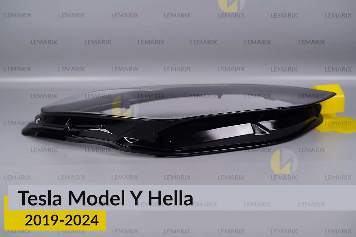 Скло фари Tesla Model Y Hella (2019-2023) праве