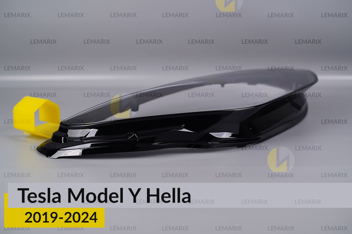 Скло фари Tesla Model Y Hella (2019-2023) праве