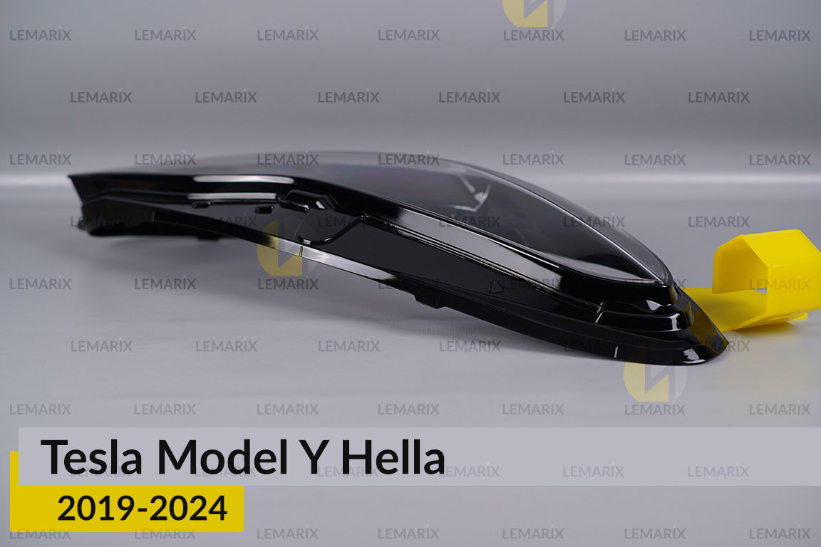 Скло фари Tesla Model Y Hella (2019-2023) праве