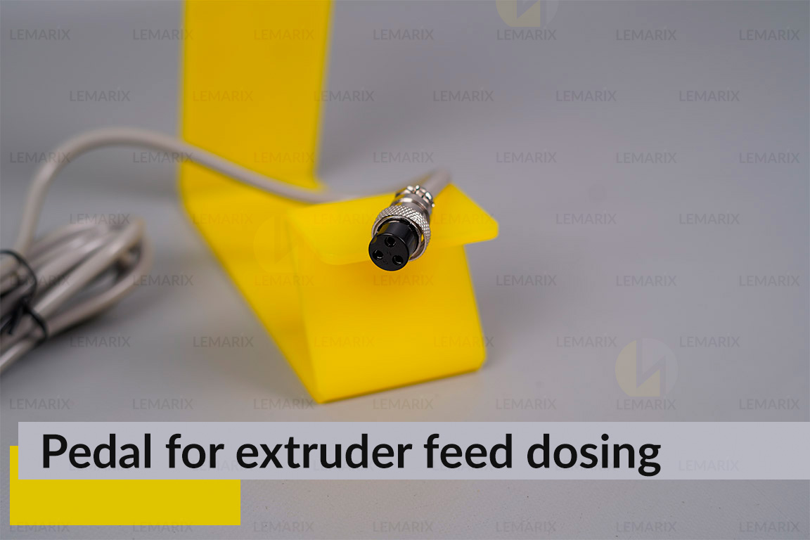 Педаль для дозування подачі екструдера