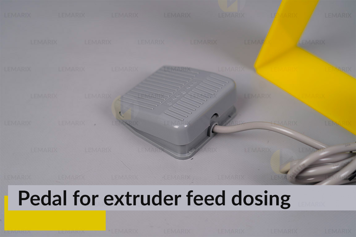 Педаль для дозування подачі екструдера