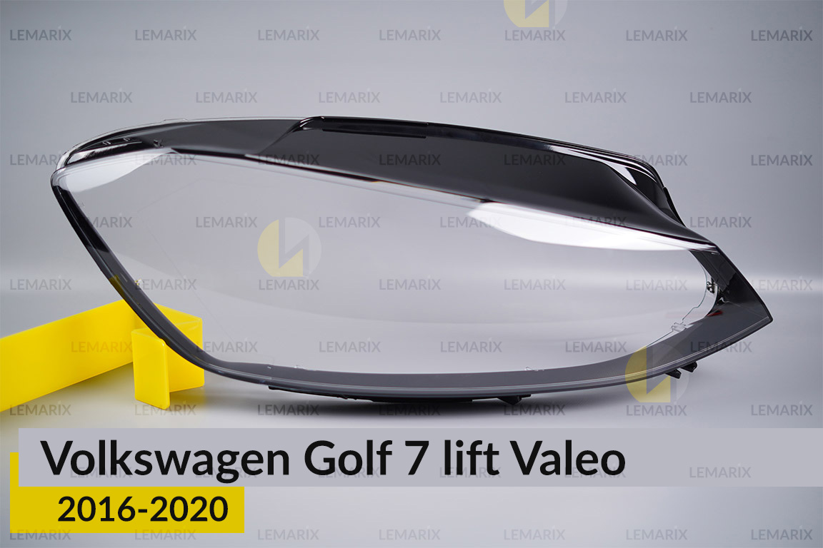 Скло фари VW Volkswagen Golf 7 Valeo (2016-2020) рест праве