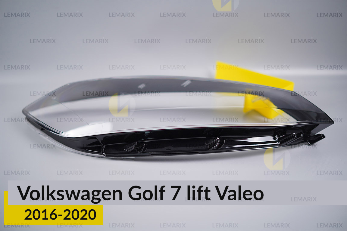Скло фари VW Volkswagen Golf 7 Valeo (2016-2020) рест праве