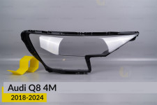 Скло фари Audi Q8 4M (2018-2024) праве