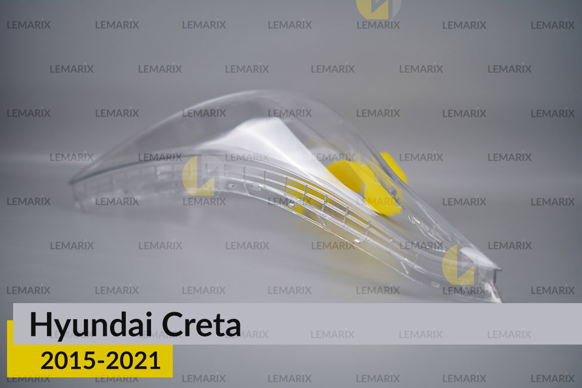 Скло фари Hyundai Creta (2015-2021) праве