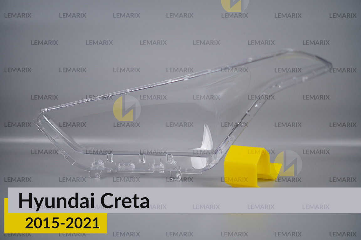 Скло фари Hyundai Creta (2015-2021) праве